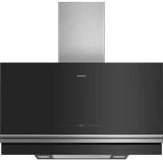 Chaminé de parede 90 cm Vidro preto Siemens