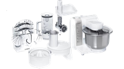 Robô de cozinhaMUM4 600 W Branco, Prateado Bosch